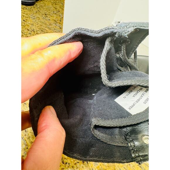 Military Tactical All Black Combat Boots Mens Size 9R Outdoor Training Shoes - Picture 13 of 15